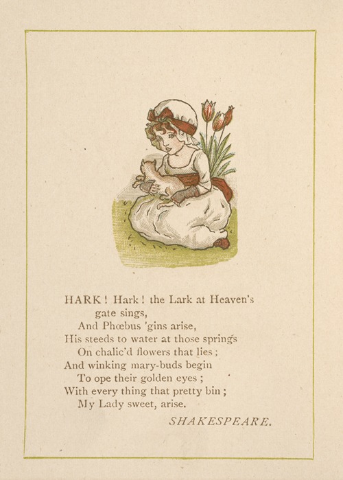 Hark! Hark! the Lark at Heaven’s gate sings….