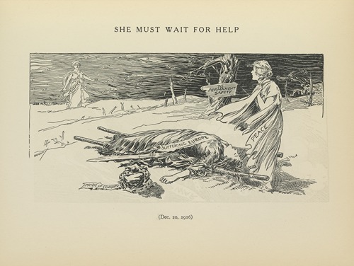 She must wait for help