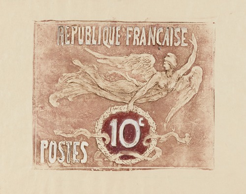 Esquisses de timbres pour un concours – 10 centimes