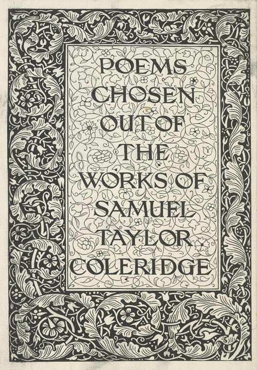 Poems chosen out of the works of Samuel Taylor Coleridge – Titlepage