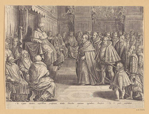 Cosimo I Enters the College of Cardinals