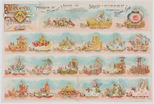 Carnival edition of the Picayune 1892 procession of the mistick krewe of Comus subject Nippon the land of the rising sun.