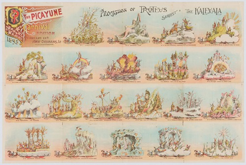 The Picayune carnival edition February 13th New Orleans, La. procession of Proteus subject the Kalevala.