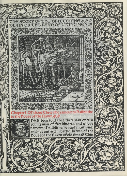 Chapter I. Of those Three who came unto Hallblithe to the house of the Raven