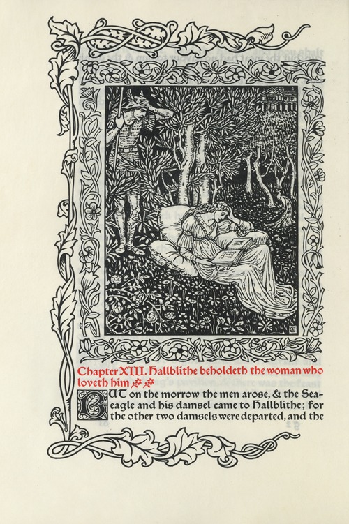 Chapter XIII. Hallblithe beboldeth the woman who loveth him