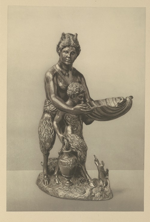 Female Satyr And Young Faun – Riccio