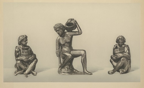 Youth With Lamp In The Form Of A Shell – Riccio; Inkstand – Workshop Of Riccio