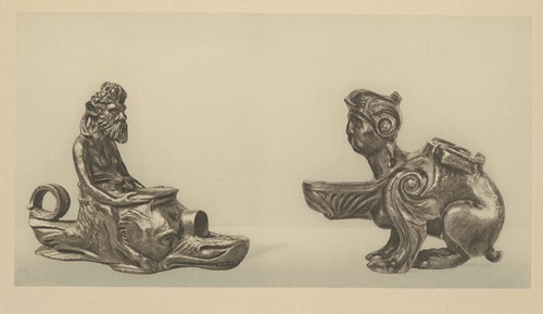 Lamp Formed As A Chimera – XVI Century, Style Of Andrea Riccio; Sea-Monster Formed As A Lamp – Workshop Of Riccio