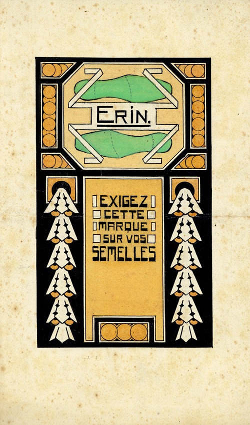 Reclameontwerp voor ‘Erin’