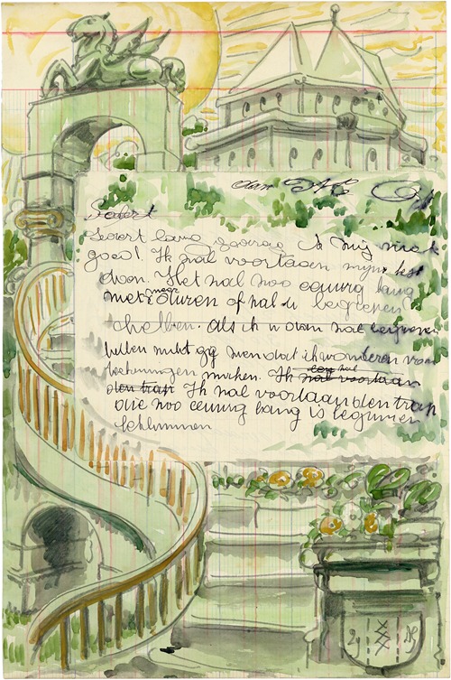 Briefillustratie Gebouw