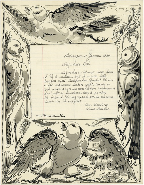 Briefillustratie Mussen