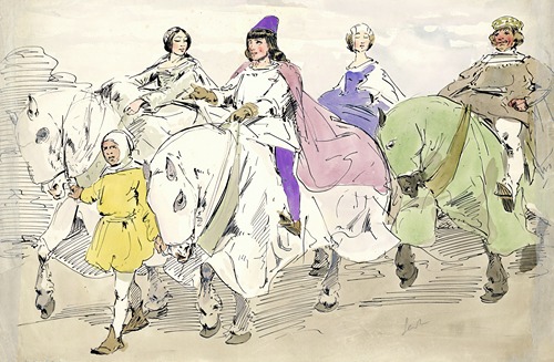 Edellieden te paard