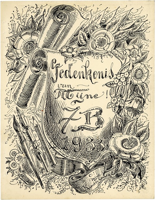 Gedenkenis van mijne 7B , 1933