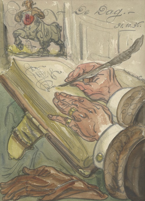 Illustratie bij De Dag oct 1936