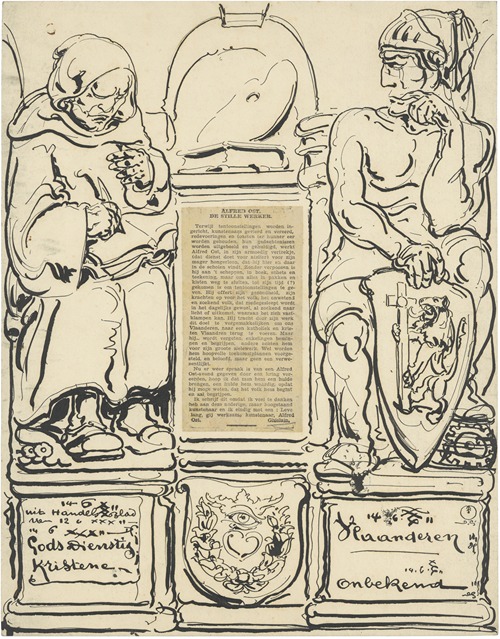 Illustratie bij de Stille Werker uit Handelsblad jun 1932