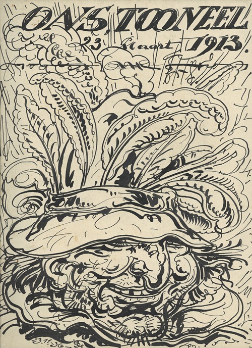 Illustratie bij Ons Tooneel march 1913