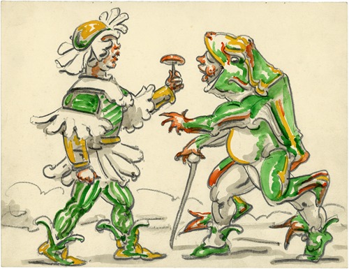 Man en kikvorsman