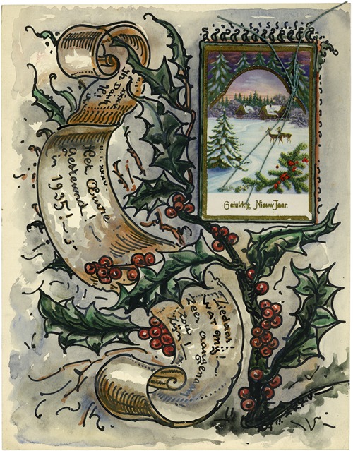 Nieuwjaarskaart Faber