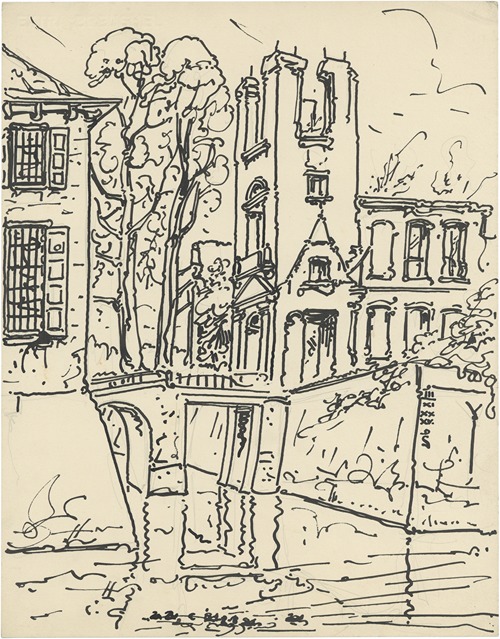 Palladio, bomen en gracht
