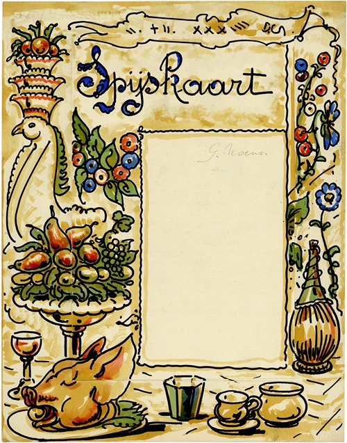 Spijskaart Noens