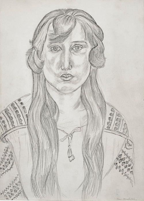 Femme aux cheveux longs