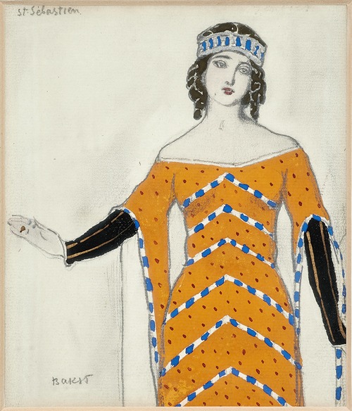 Etude de costume pour Saint Sébastien