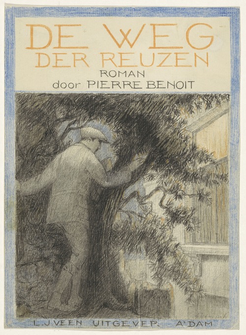 Bandontwerp voor Pierre Benoit, De weg der reuzen (La chaussée des géants)