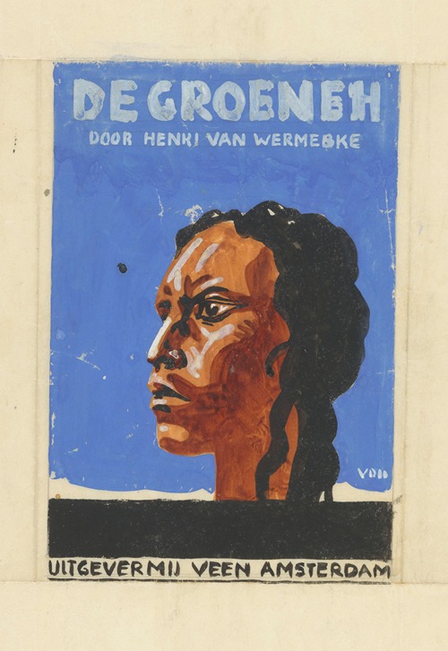 Bandontwerp voor Henri van Wermeskerken, De groene hel. Het blanke mysterie van de Matto Grosso