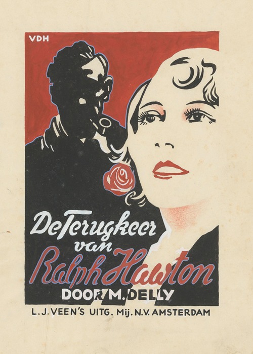 Bandontwerp voor M. Delly, De terugkeer van Ralph Hawton (La vengeance de Ralph)