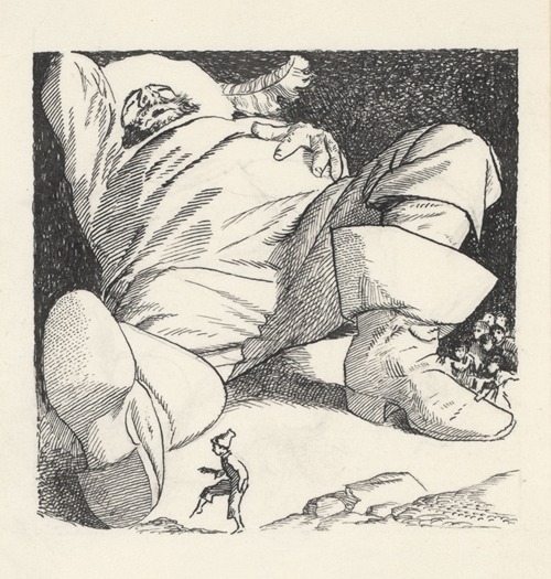 Slapende Gulliver