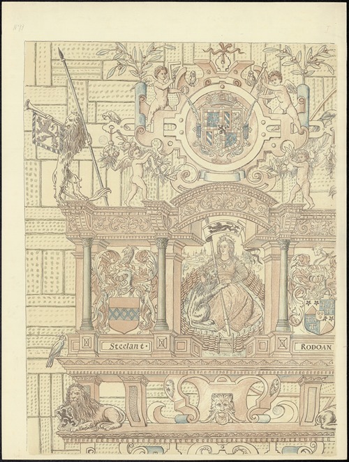 Maps of Ghent drawn in 1619 by surveyor Jacq. Horenbault Pl.01