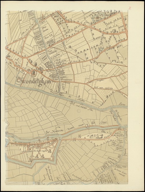 Maps of Ghent drawn in 1619 by surveyor Jacq. Horenbault Pl.02