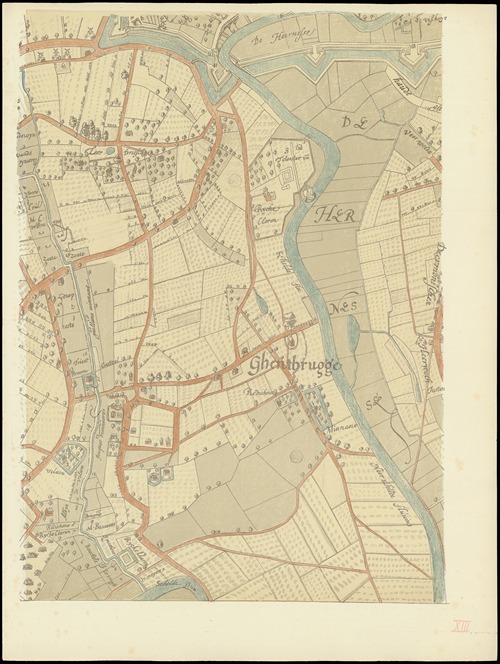 Maps of Ghent drawn in 1619 by surveyor Jacq. Horenbault Pl.05