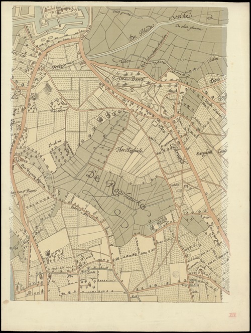 Maps of Ghent drawn in 1619 by surveyor Jacq. Horenbault Pl.06