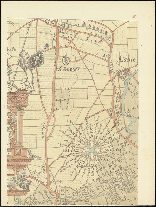 Maps of Ghent drawn in 1619 by surveyor Jacq. Horenbault Pl.08