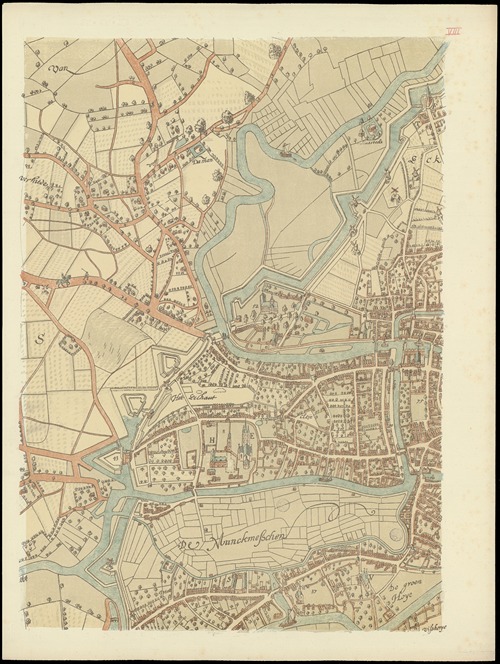 Maps of Ghent drawn in 1619 by surveyor Jacq. Horenbault Pl.14