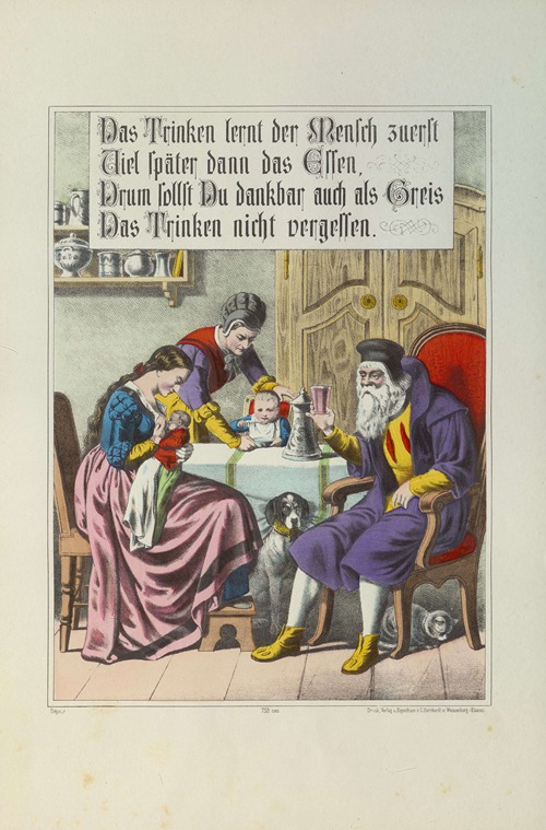 Motiv zum Trinken mit Spruch