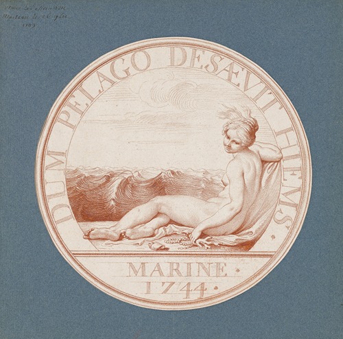 Design for a Token; Marine, 1744