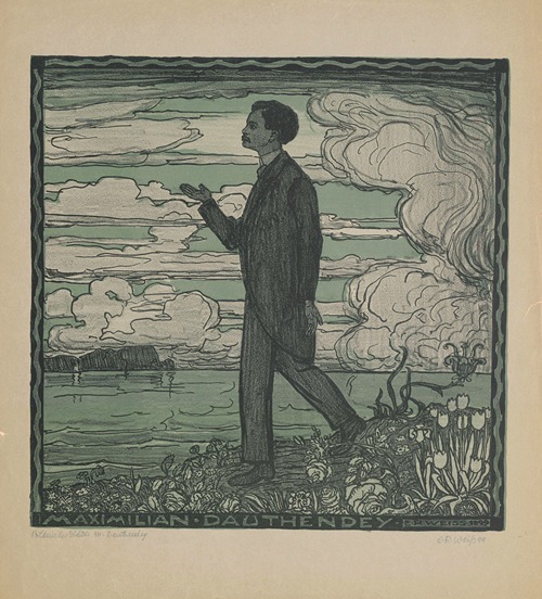Bildnis des Dichters Maximilian Dauthenday
