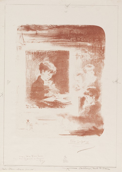 Child Drawing (Jean Buhot)