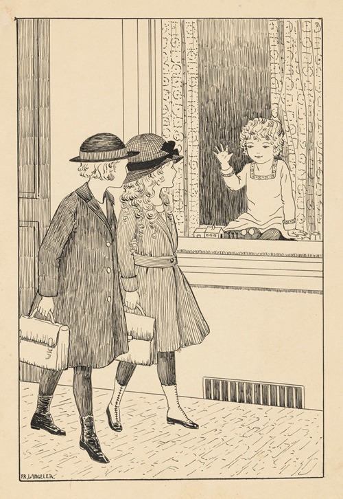 Meisje in een vensterbank