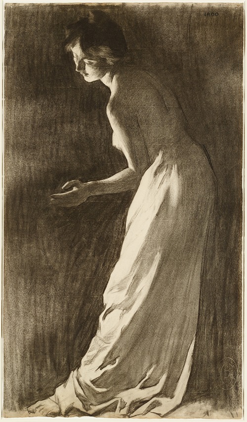 Study for poster Exposition Universelle-Palais de l’Optique La Grande lunette de 1900