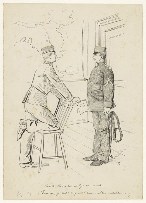 Twee militairen