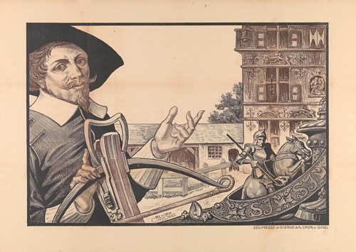 Draft voor Wereldtentoonstelling Gent Oud Vlaanderen 1913