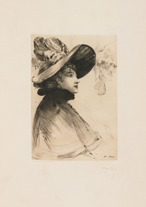 Tête de Parisienne (Head of a Parisian Woman)
