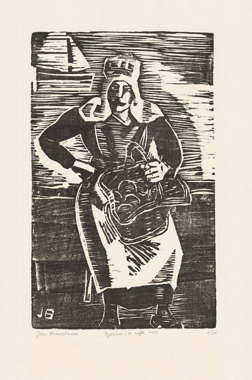 Peasant woman with headdress