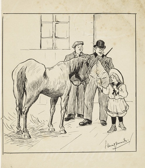 Meisje biedt een paard water aan