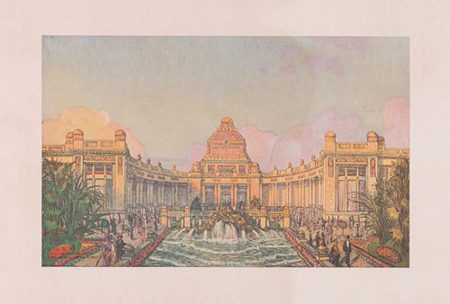 Exposition et universelle internationale de Gand 1913. Palais des beaux arts 1912