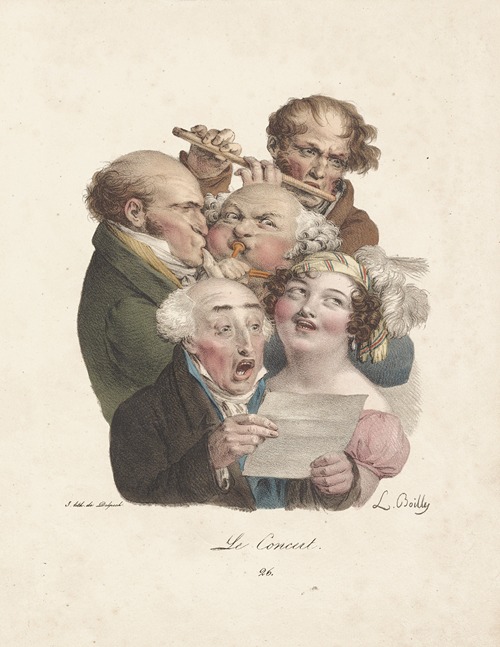 Le Concert, No. 26, from Grimaces