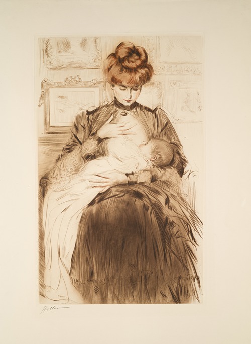 MMe. Helleu Nursing Baby